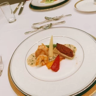 魚料理です。