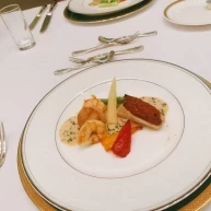 魚料理です。