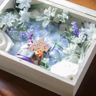 手作りのリングピロー