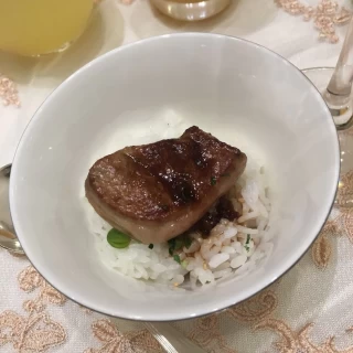 フォアグラをお茶漬けに