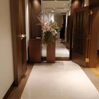 挙式会場前