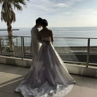2人を中心に。夏は日差しが暑いかも？
