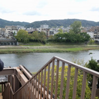 挙式会場からでたときの風景