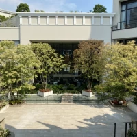 チャペルを出た瞬間の風景