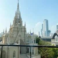レストランから見えるチャペル