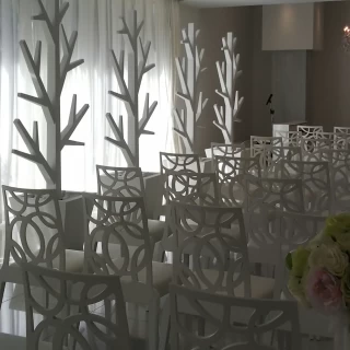 チャペルのサイドの珊瑚。