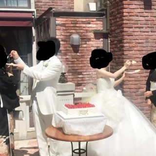 お庭は芝生の緑がとてもきれいです