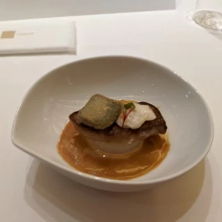 フォアグラとゆり根・生麩かつ味噌田楽
