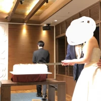ケーキ入刀