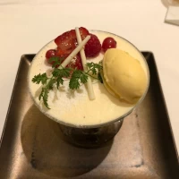 ベリーとチョコレートムース