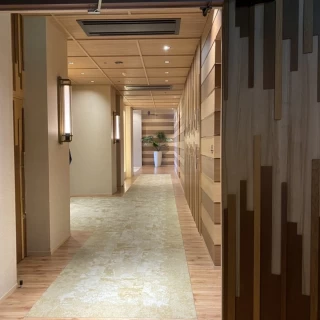 披露宴会場前通路