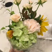 テーブルのお花(持ち帰りサイズ)