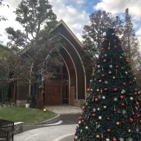 チャペルの外観
クリスマス仕様