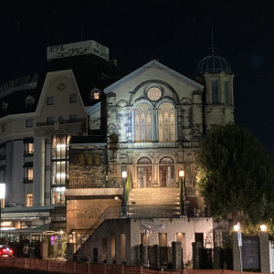 夜のチャペルとホテルの外観|569014さんの八王子ホテルニューグランド（グランドビクトリア八王子）の写真(1161250)