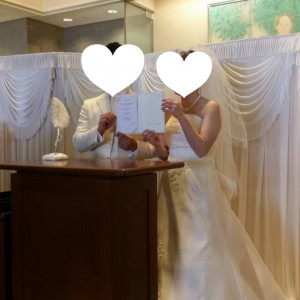 結婚指輪交換
ロビー式|569103さんのホテルセントノーム京都の写真(1086957)