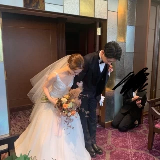 チャペルから退場するときです