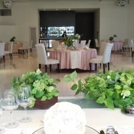 新郎新婦咳から見た会場