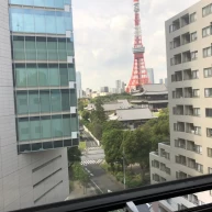 大きいほうの披露宴会場からみえる景色