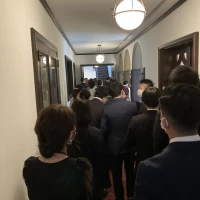 チャペルから披露宴会場への大移動
