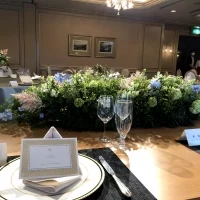披露宴会場です