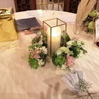 テーブル花