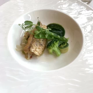 お魚料理です。