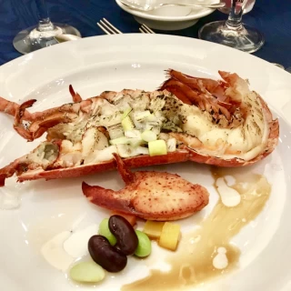 オマール海老の料理はゲストに喜ばれました