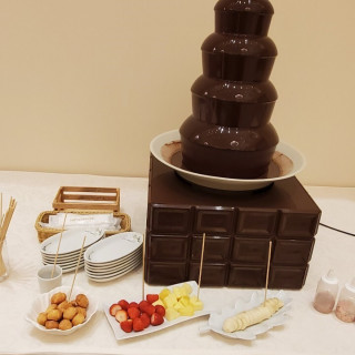 デザートブッフェのチョコレート