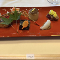 先向御祝八寸
料理は個々に変更や盛り付けの要望、相談可