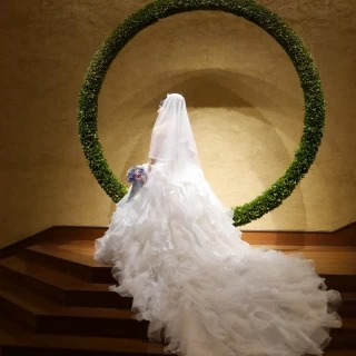 披露宴前にはフォトチャンスがあります