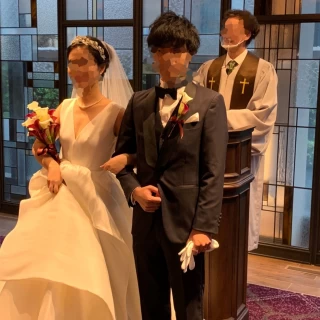 挙式中