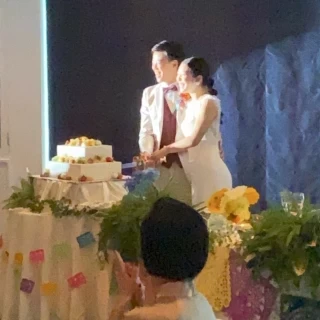 ケーキ入刀