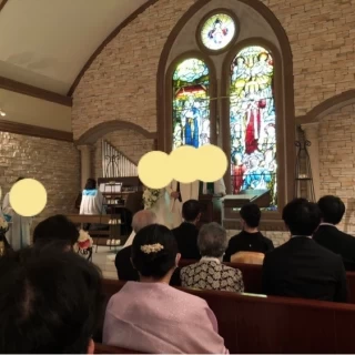 神父さんがおり、キリスト教式もできます