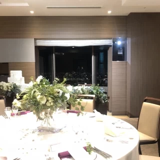 披露宴会場からの眺望