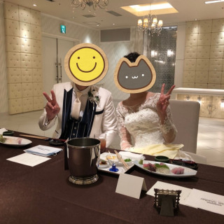 挙式当日の写真です。