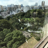 披露宴会場からの景色（雲海）