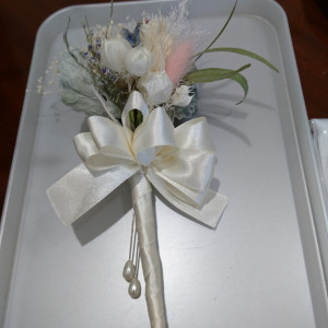 新郎の装花です|571086さんのベイサイド迎賓館(長崎)の写真(1175212)