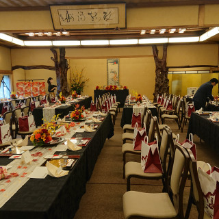 大きな披露宴会場