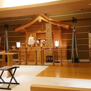 新郎側参列席からの眺め