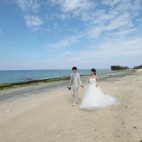 チャペルすぐ横の海です。