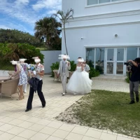 アフターセレモニーの鐘に向かうまでの道です