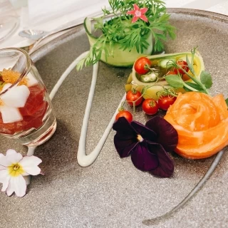 お洒落で美味しかった！
前菜！