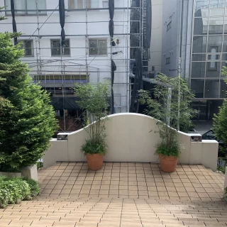 チャペルの大階段からの景色