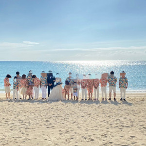 ビーチ撮影|571439さんのシー シェル ブルー／サザンビーチホテル＆リゾート●小さな結婚式の写真(1105100)