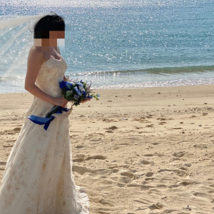ビーチ撮影をオプションでつけました|571439さんのシー シェル ブルー／サザンビーチホテル＆リゾート●小さな結婚式の写真(1105097)