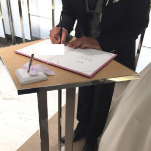 誓いの書|571491さんの小さな結婚式 大阪ハービスENT店の写真(1105092)