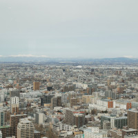 窓から札幌を一望できます