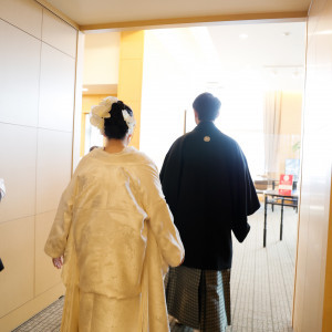挙式場までの廊下|571745さんのJRタワーホテル日航札幌の写真(1280951)