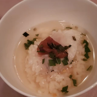 締めのお茶漬け