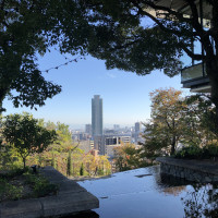 入り口前から見える景色が絶景でした。